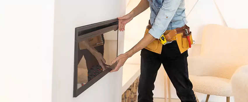Metal Fireplace Installation in Lenexa, Kansas