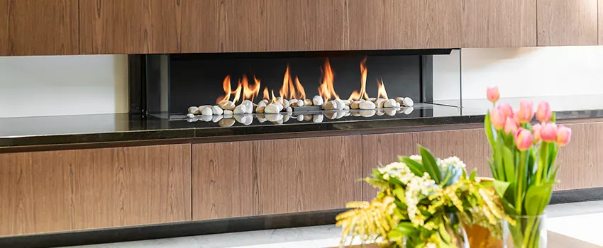 Double-height Fireplace Design Refurbishment in Lenexa, Kansas