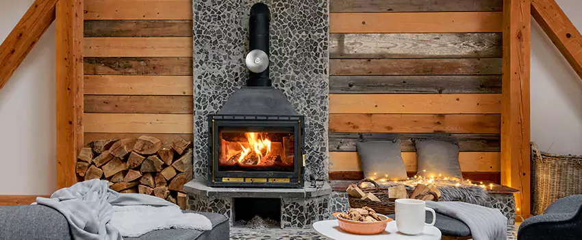 Thelin Hearth Products Direct Vent Gas Stove Fireplace Inspection in Lenexa, Kansas